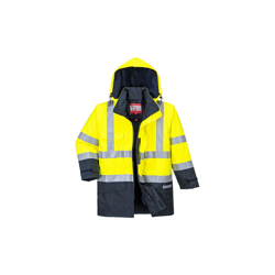 Portwest - Giacca Bizflame Rain multi-norme alta visibilità | 4XL - YeNa - NEUTRO (SENZA PERSONALIZZAZIONE) precio