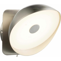 Lampada da parete a LED Spot Apparecchio in metallo nichel opaco Opal Switch Camera da letto - GLOBO en oferta