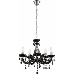 Etc-shop - Illuminazione a LED sospensione lampadario plafoniera 15 Watt sospensione lampadario nero en oferta