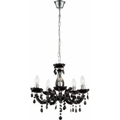 Etc-shop - Illuminazione a LED sospensione lampadario plafoniera 15 Watt sospensione lampadario nero