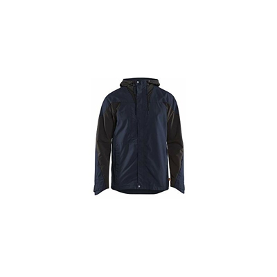 Blaklader 475918468699XXXL - Giacca elasticizzata, colore: Blu navy scuro/nero, taglia XxXL