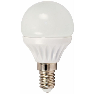 Globo - Lampadina a LED 5 Watt bianco caldo Illuminazione Lampadina E14 400 lumen EEK A + 10641