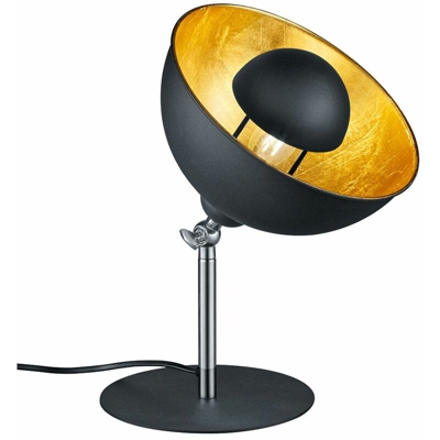 Sparkle Thrower Design Lampada da tavolo Black Gold Living Room Spot Trio regolabile luci 507800132