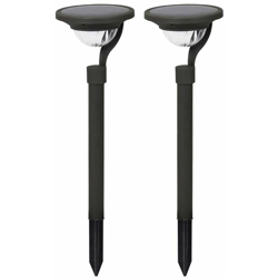 Etc-shop - 2x lampada solare per esterni a LED per esterni, illuminazione per terrazze, illuminazione per balconi precio