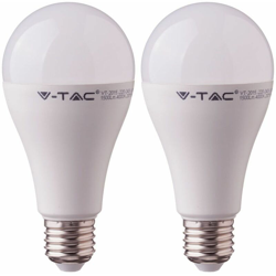 Etc-shop - Set di 2 lampadine LED E27 Lampada a sfera bianco caldo 15 watt 1250 lumen Lampada 3000 Kelvin en oferta