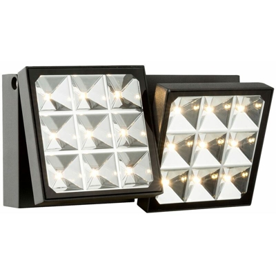 Applique LED da esterno ALU antracite lampada da terrazzo giardino faretti orientabili Globo 34169-2