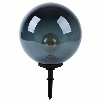 Etc-shop - Spina esterna spina a terra lampada balcone palla balcone lampada FILAMENT in un set con illuminazione a LED