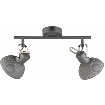 Etc-shop - Plafoniera sala da pranzo illuminazione faretto in vetro FILAMENT come set di lampade a LED