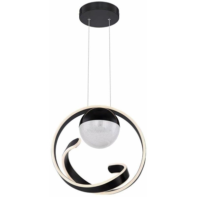 Globo - RGB LED Soffitto Pendolo Lampada a sospensione Apparecchio Telecomando Cristalli Dimmerabile