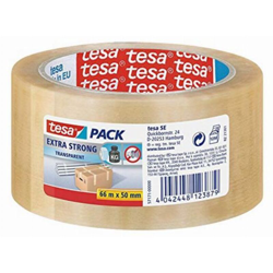 6 x Rulli di nastro per imballaggi in PVC, extra resistente, 50 mm x 66 m, colore: Trasparente - Tesa características