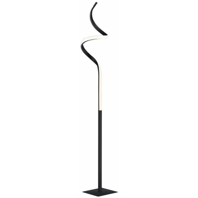 Lampada da terra LED Touch DIMMER illuminazione soggiorno lampada laterale nero opaco Reality R42051132 - REALITY LEUCHTEN