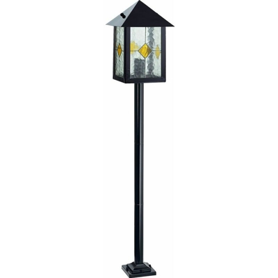 Fuori Lampada da terra Lampada da terra in vetro Tiffany acciaio vetro decorativo decorazione chiara EGLO 88.792