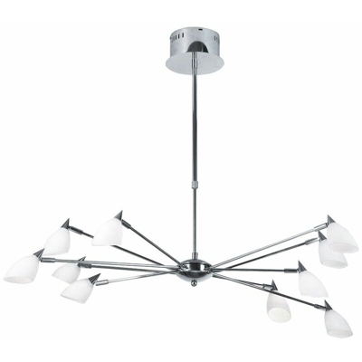 Lampada da soffitto lampada da soffitto illuminazione lampada lampada vetro cromato Esto JASMINA 998085-10