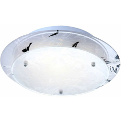 Globo - Lampada da soffitto di lusso dormire gli ospiti riflettori camera di vetro fiori arredamento lampada 48077 características