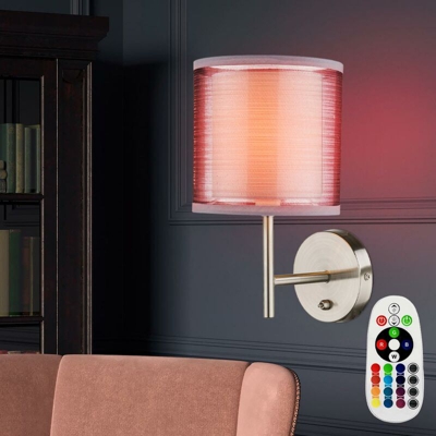 Etc-shop - Lampada parete del bulbo sala da pranzo grigio chiaro interruttore dimmer in serie tra cui RGB lampade LED