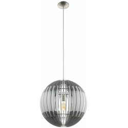 Etc-shop - Lampada a sospensione a pendolo sala da pranzo lampada da soffitto a doghe in legno in un set con lampadine a LED características