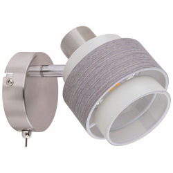 Etc-shop - Smart RGB LED lampada da parete spot mobile luce grigio beige DIMMERABILE app vocale controllabile da telefono cellulare precio