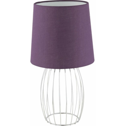 Globo - Lampada da comodino design con scrittoio viola soggiorno lampada da tavolo design griglia cromo 54801TL características