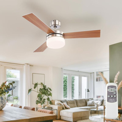 Etc-shop - Ventilatore da soffitto a LED, lampada di raffreddamento, illuminazione della luce, cucina di camera da letto con telecomando precio