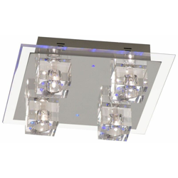 Esto - Lampada da soffitto Lampada da soffitto di illuminazione sala blu effetto luce LED SAPPHIRE Halo 990.010-4 precio