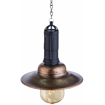 Globo - Lampada a sospensione a sospensione solare a LED in stile country Lampada da giardino esterna a sospensione 33255