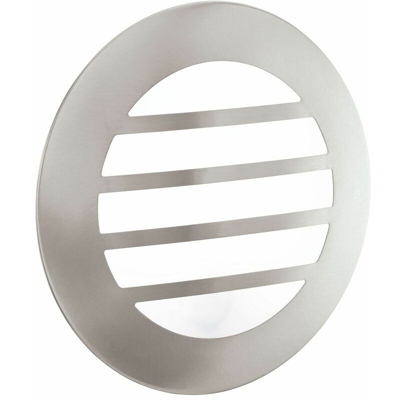 Faretto a parete per esterni a LED, terrazze per apparecchi d'illuminazione, lampada a effetto acciaio inox rotonda Eglo 93267
