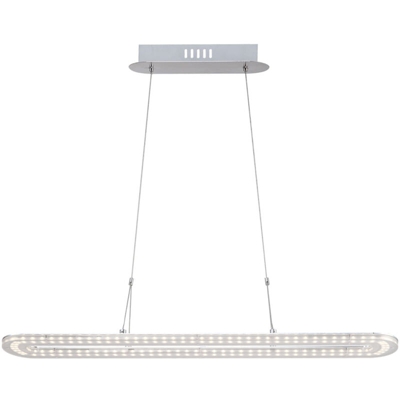 Globo - 18 Watt LED illuminazione della lampada a sospensione lampada a sospensione lampada a sospensione cromo nichel satinato 68.039