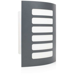 Faretto a LED per esterno lampada da parete trama lampada da terra ALU illuminazione Smartwares 10.048.03 en oferta