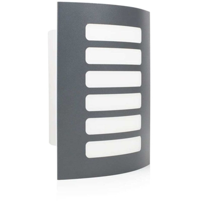 Faretto a LED per esterno lampada da parete trama lampada da terra ALU illuminazione Smartwares 10.048.03