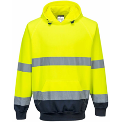 Portwest - Felpa con cappuccio bicolore | XL - NEUTRO (SENZA PERSONALIZZAZIONE) - GialloNavy en oferta