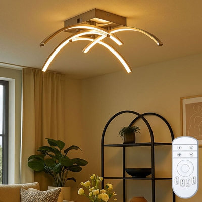 Esto - Coprire 16.8 Watt SMD camere LED Illuminazione hall argento cellulare 742.020