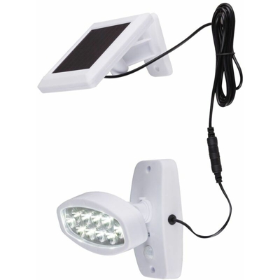 Design LED SOLAR lampada da parete per esterni per esterni da giardino con illuminazione a faretto bianco - ETC-SHOP