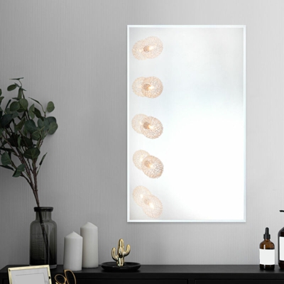 Etc-shop - illuminazione per bagno alluminio luce Lampada bagno 9,5W LED specchio a parete