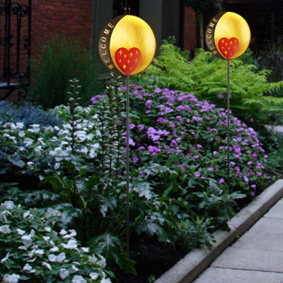 Etc-shop - 2x LED solare area esterna spina lampada decorazione del giardino luci a terra cortile picchi Benvenuto