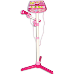 Microfono Asta Vintage Giocattolo Bambini Aux Mp3 Luci e Slot Smartphone - BONTEMPI características