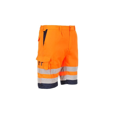 Portwest - Bermuda Poly-cotone HV | XL - OrNa - NEUTRO (SENZA PERSONALIZZAZIONE)