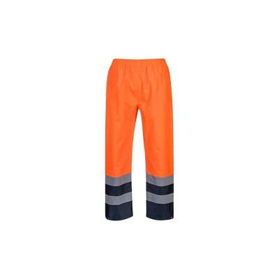 Pantaloni Traffic bicolore alta visibilità | XL - Orange - NEUTRO (SENZA PERSONALIZZAZIONE) - PORTWEST