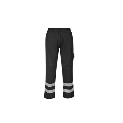 Pantaloni Combat di Sicurezza Iona | Black - Large - NEUTRO (SENZA PERSONALIZZAZIONE) - PORTWEST