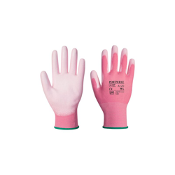 Portwest - Guanti con palmo in PU | Large - Pink en oferta