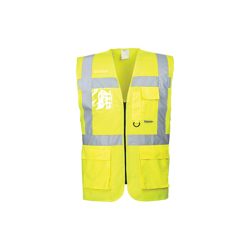 Gilet Executive Berlino | 5XL - Yellow - NEUTRO (SENZA PERSONALIZZAZIONE) - PORTWEST características