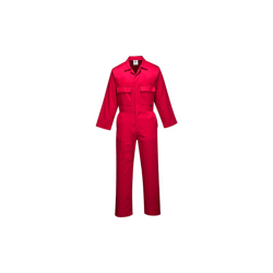 Portwest - Tuta intera Euro Work | Large - Red - NEUTRO (SENZA PERSONALIZZAZIONE) en oferta