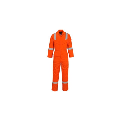 Portwest - Tuta intera antistattica super leggera 210gm | 3 XL - Orange - NEUTRO (SENZA PERSONALIZZAZIONE)