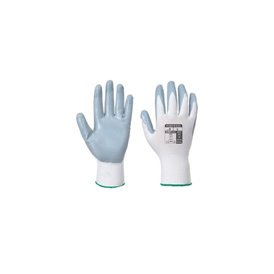 Guanti Nitrile Flexo Grip (con sacchetto espositivo) | XL - GreyWh - PORTWEST