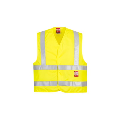 Gilet ignifugo ad alta visibilità | Yellow - 4X5X - NEUTRO (SENZA PERSONALIZZAZIONE) - PORTWEST
