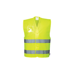 Gilet alta visibilità con porta badge doppio verso | Yellow - LXL - NEUTRO (SENZA PERSONALIZZAZIONE) - PORTWEST precio