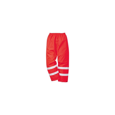 Pantaloni traffico alta visibilità | XL - Red - NEUTRO (SENZA PERSONALIZZAZIONE) - PORTWEST