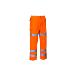Hi-Vis Three Band Combat Trousers | Small - Orange - NEUTRO (SENZA PERSONALIZZAZIONE) - PORTWEST precio