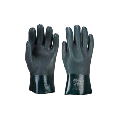 Guanto PVC a doppia armatura 27cm | XL - Green - PORTWEST