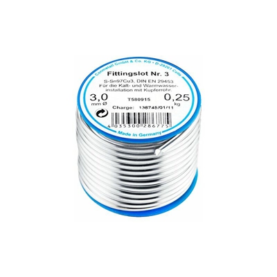 T580915 Soft Solder 250g 97% - Cornat