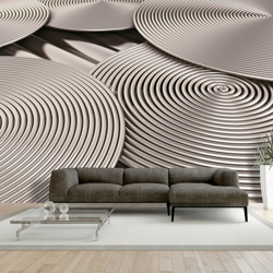 Fotomurale - Copper Spirals en oferta